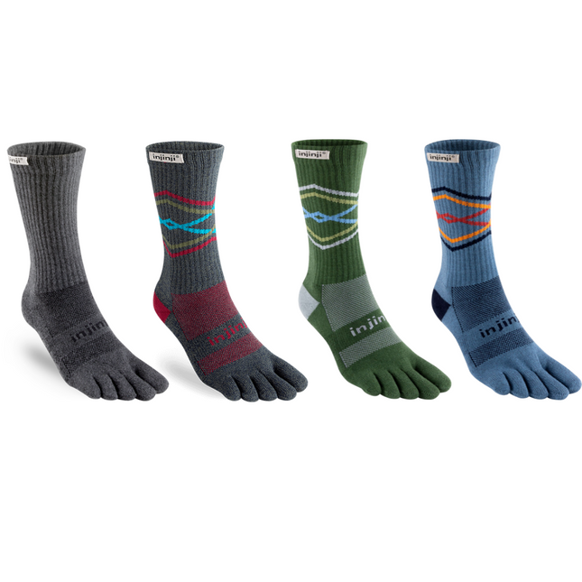 Injinji Unisex Trail Mid-Weight Crew