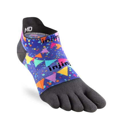 Injinji Unisex Spectrum Run Light-Weight No Show