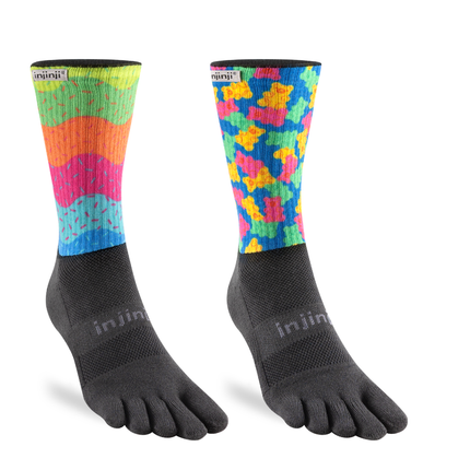 Injinji Unisex Spectrum Trail Mid-Weight Crew