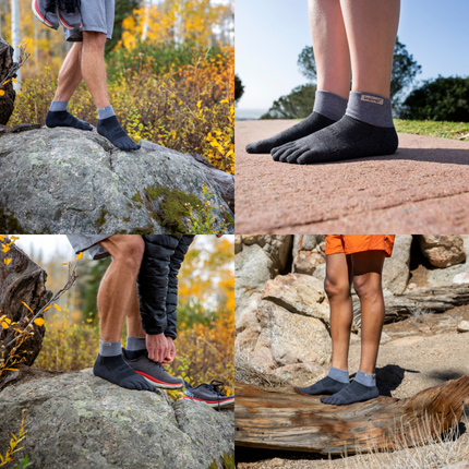 Injinji Unisex Trail Mid-Weight Mini Crew