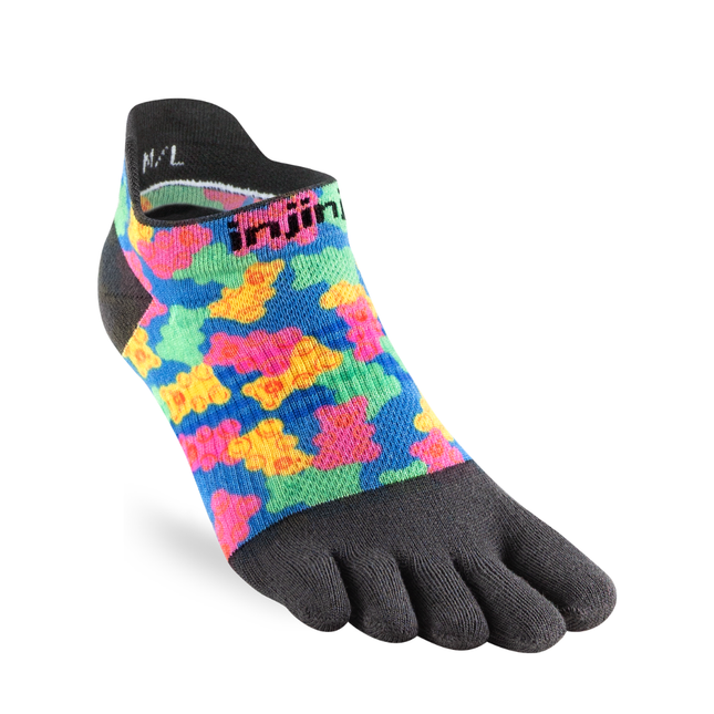 Injinji Womens Spectrum Run Light-Weight No Show