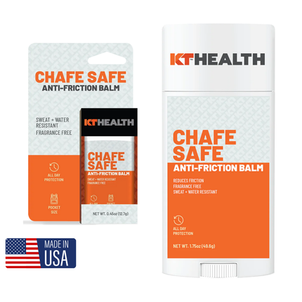 KT Health Chafe Safe Anti-Friction Gel-Stick Balm