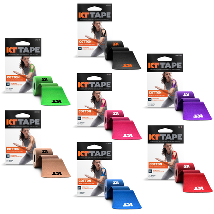 KT Tape Cotton - 20 Strips - 2" x 10"