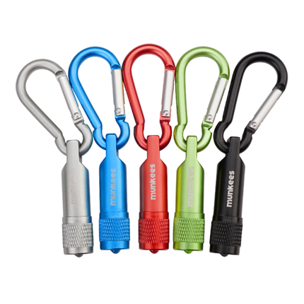 Munkees Carabiner w/ LED Flashlight