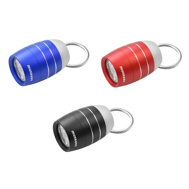 Munkees Cask-shape Keychain with 6-LED Light