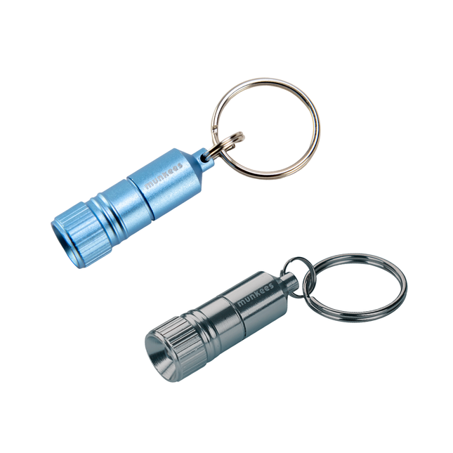 Munkees Keychain w/ Mini-LED Flashlight