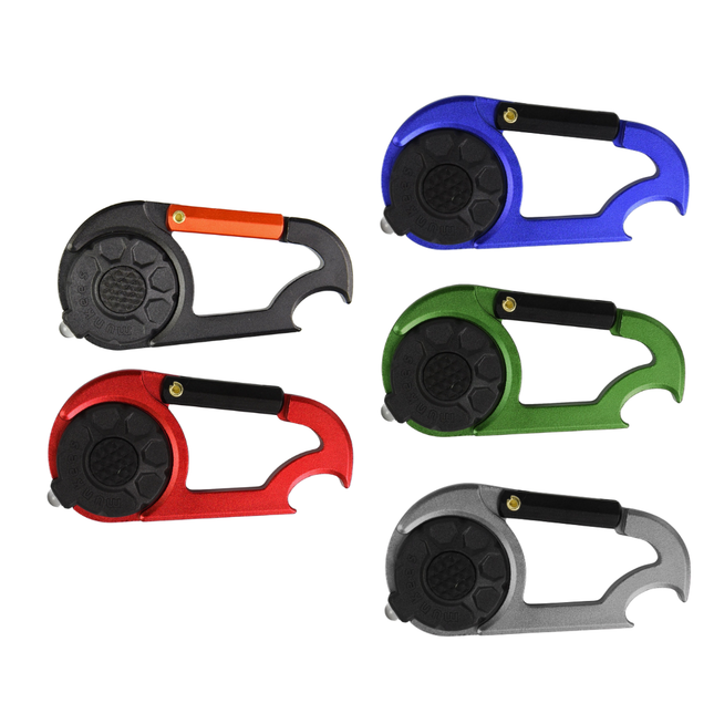 Munkees Carabiner Bottle Opener w/ LED Light