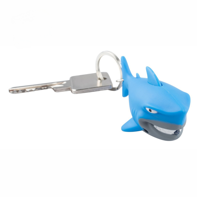 Munkees Keychain w/ LED and Sound - Shark