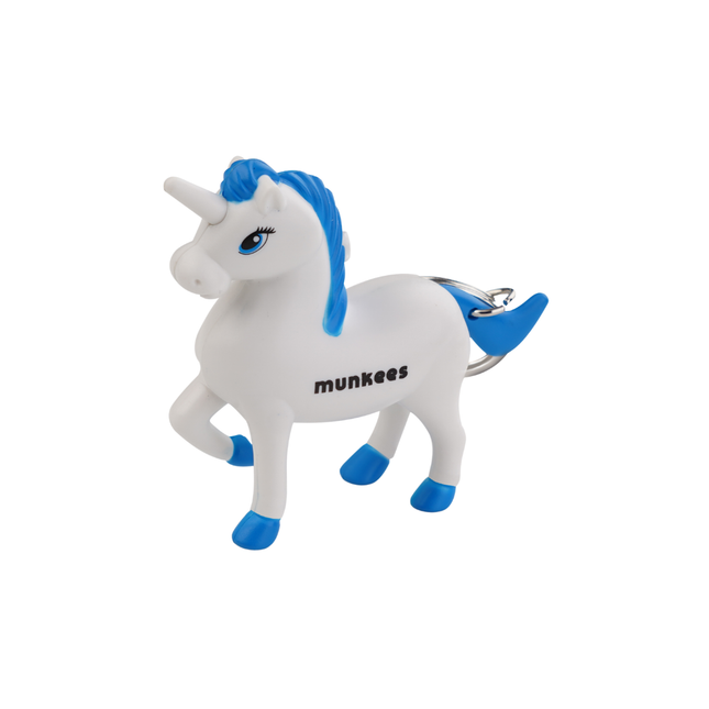 Munkees Keychain w/ LED and Sound - Unicorn