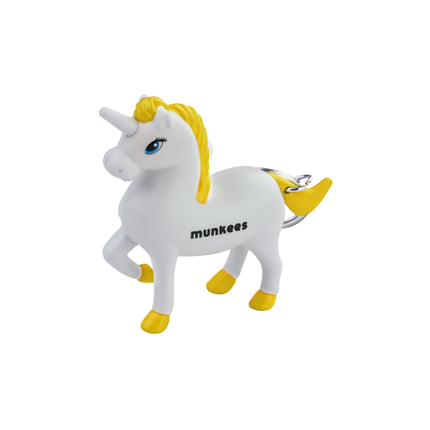 Munkees Keychain w/ LED and Sound - Unicorn