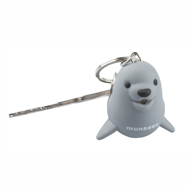 Munkees Keychain w/ LED and Sound - Sea Lion