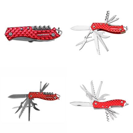 Munkees 11-Function Foldable Multi-tool