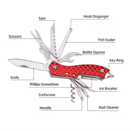Munkees 11-Function Foldable Multi-tool