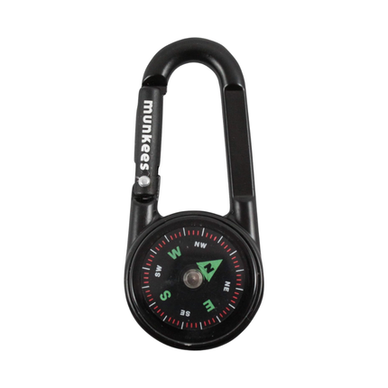 Munkees Carabiner w/ Compass and Thermometer