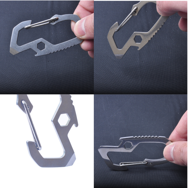 Munkees Multi-function Stainless Carabiner