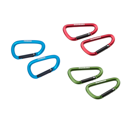 Munkees D-Shape Carabiner Ø5 x 50 mm - Pack of 2