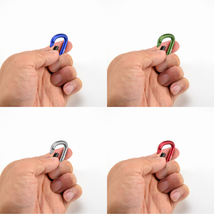 Munkees D-Shape Carabiner Ø5 x 50 mm - Pack of 2