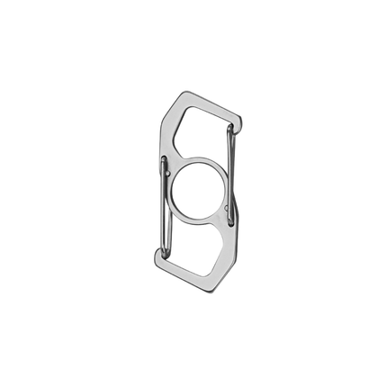 Munkees Stainless Cornered-Tip Dual Carabiner
