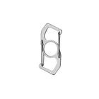 Munkees Stainless Cornered-Tip Dual Carabiner