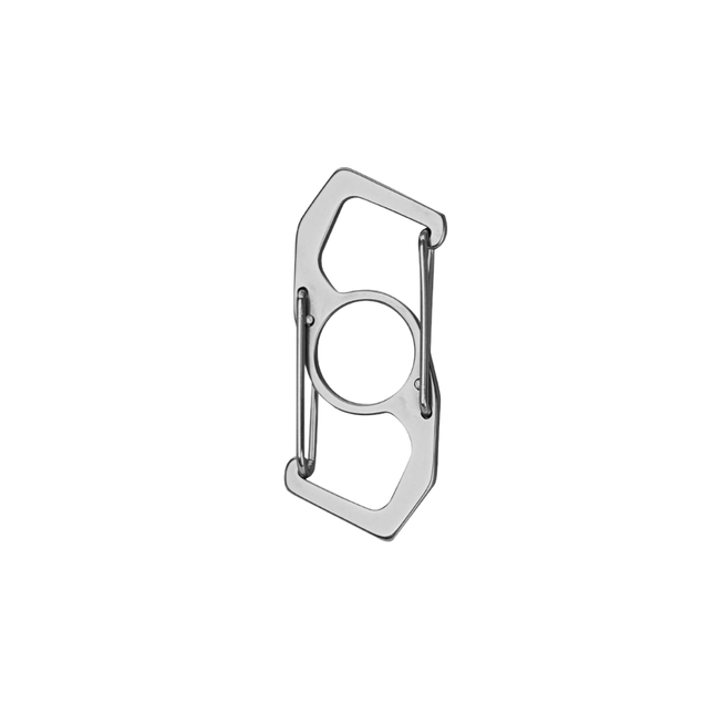 Munkees Stainless Cornered-Tip Dual Carabiner
