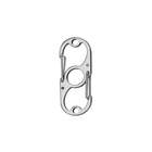 Munkees Stainless Smoothed-Tip Dual Carabiner