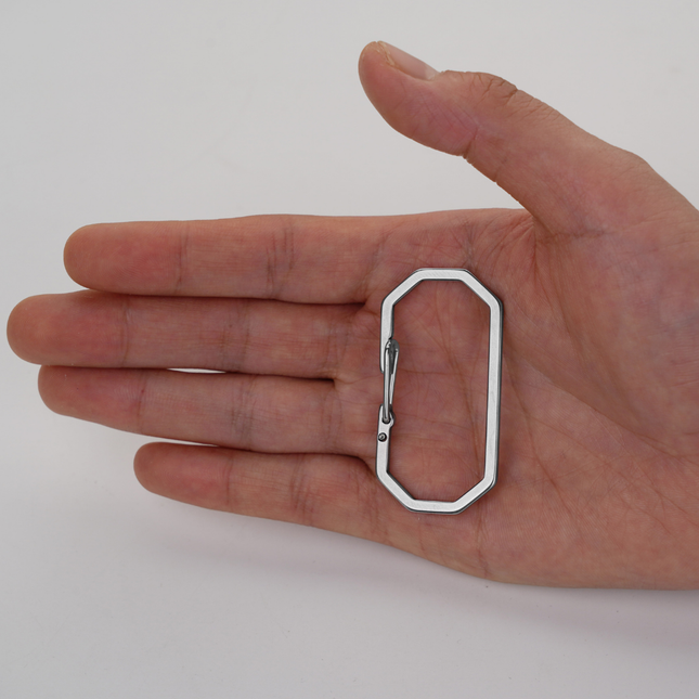 Munkees Stainless Single-gate Carabiner