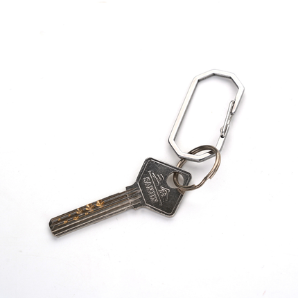 Munkees Stainless Single-gate Carabiner
