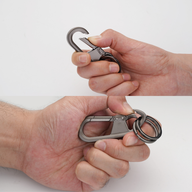 Munkees Heavy-Duty Carabiner w/ Keychains
