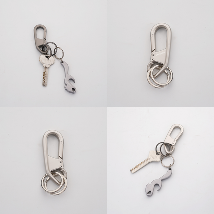 Munkees Heavy-Duty Carabiner w/ Keychains