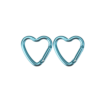Munkees Heart Mini-Carabiner - Pack of 2