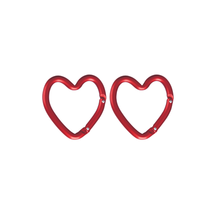 Munkees Heart Mini-Carabiner - Pack of 2