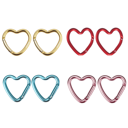Munkees Heart Mini-Carabiner - Pack of 2