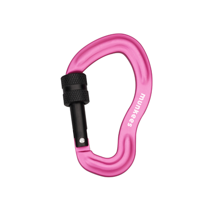 Munkees Ear-shape Forged Carabiner w/ Screw Lock 75mm