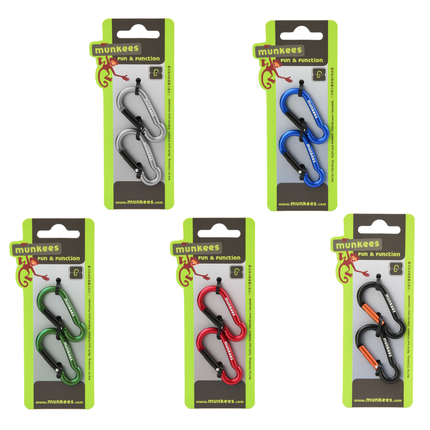Munkees Pear-shape Carabiner Ø5 x 50mm - Pack of 2