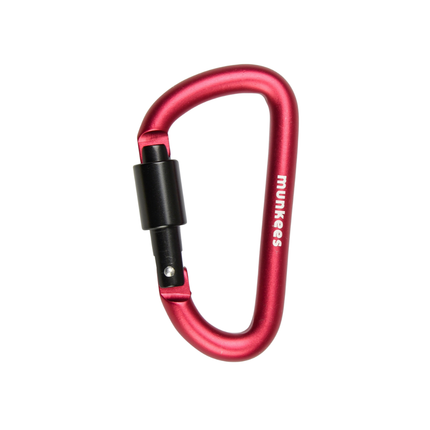 Munkees Carabiner w/ Screw Lock Ø8 mm