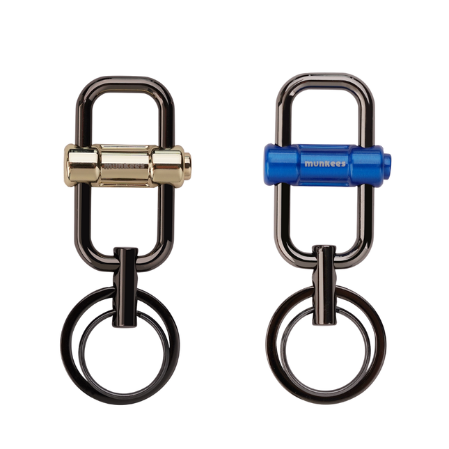 Munkees Heavy-Duty Stainless Lockable Keychain