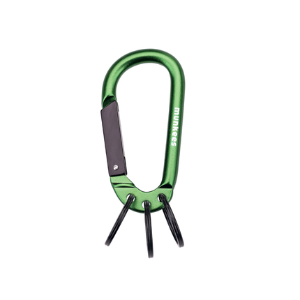 Munkees Carabiner w/ 3 Keyrings