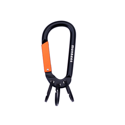 Munkees Carabiner w/ 3 Keyrings