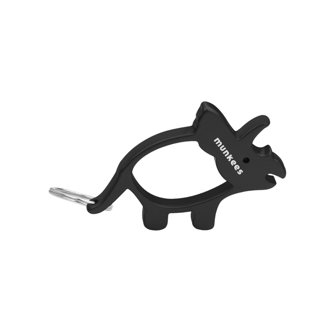 Munkees Triceratops Bottle Opener - Black