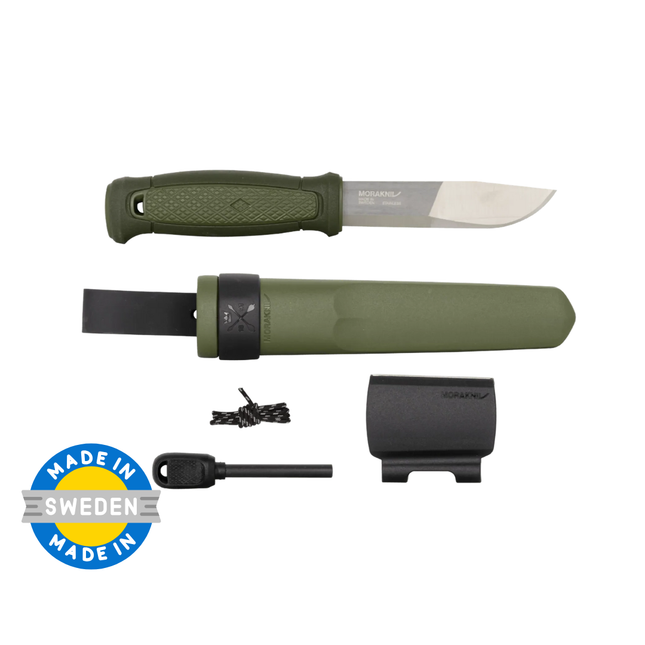 Morakniv Kansbol (S) with Survival Kit - Green