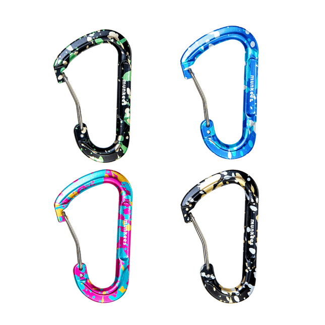 Munkees Colored Wire-gate Carabiner