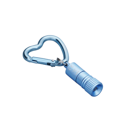 Munkees LED Flashlight with Heart Carabiner