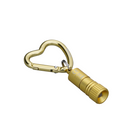Munkees LED Flashlight with Heart Carabiner
