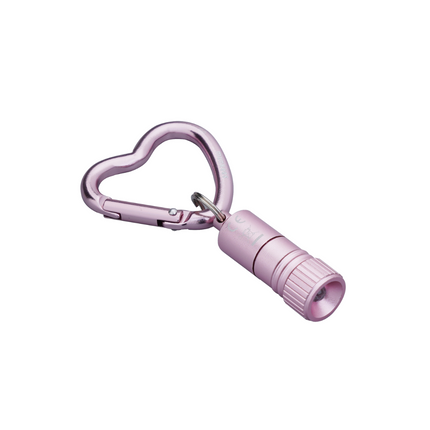 Munkees LED Flashlight with Heart Carabiner