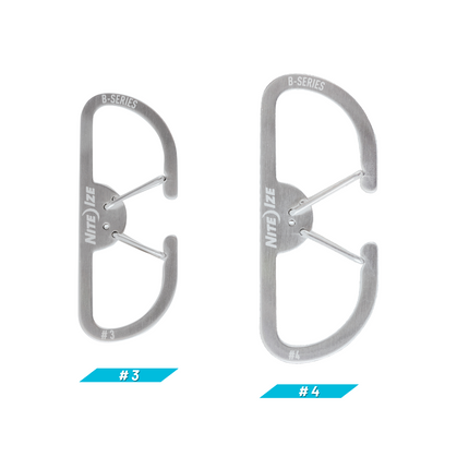Nite Ize B-Series Dual Carabiner - Stainless