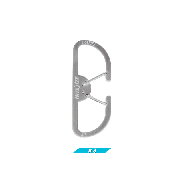 Nite Ize B-Series Dual Carabiner - Stainless