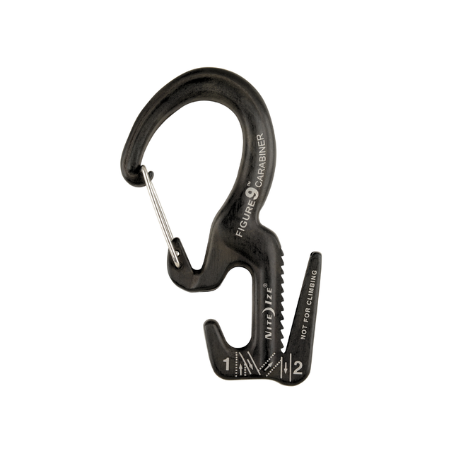 Nite Ize Figure 9 Carabiner Rope Tightener - Large - Black