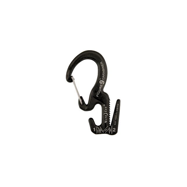 Nite Ize Figure 9 Carabiner Rope Tightener - Small - Black