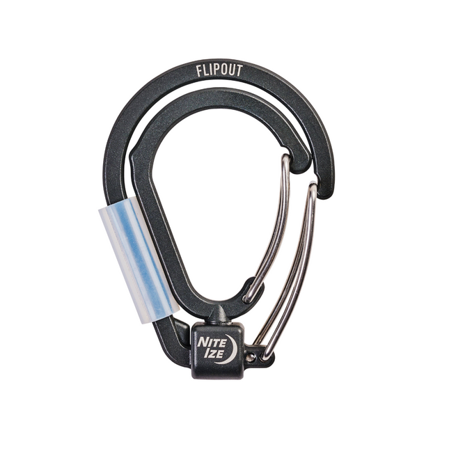Nite Ize FlipOut Dual Carabiner - Black