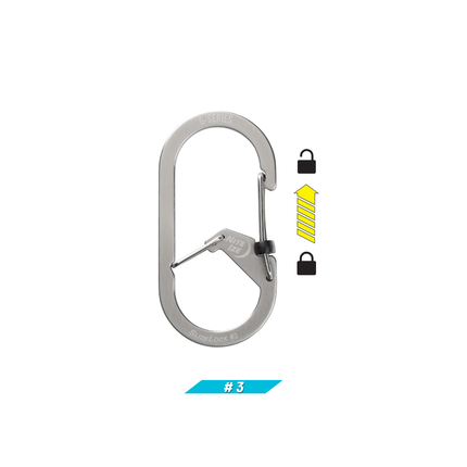 Nite Ize G-Series® SlideLock® Dual Chamber Carabiner
